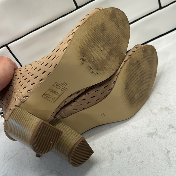 Dune London Jonah Womens Leather Open Toe Ankle Boot Sz 39 US 8 - Picture 8 of 16